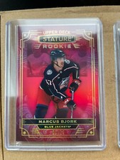 2022-23 MARCUS BJORK UPPER DECK STATURE #110 RC Red 62/75