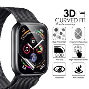 5 Pcs Hydrogel Screen Protector Soft Film For Apple Watch iWatch series 7 6 SE 5 - Photo 1 sur 12