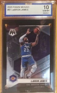2020 Panini Mosaic #81 Lebron James ISA 10 - Picture 1 of 4