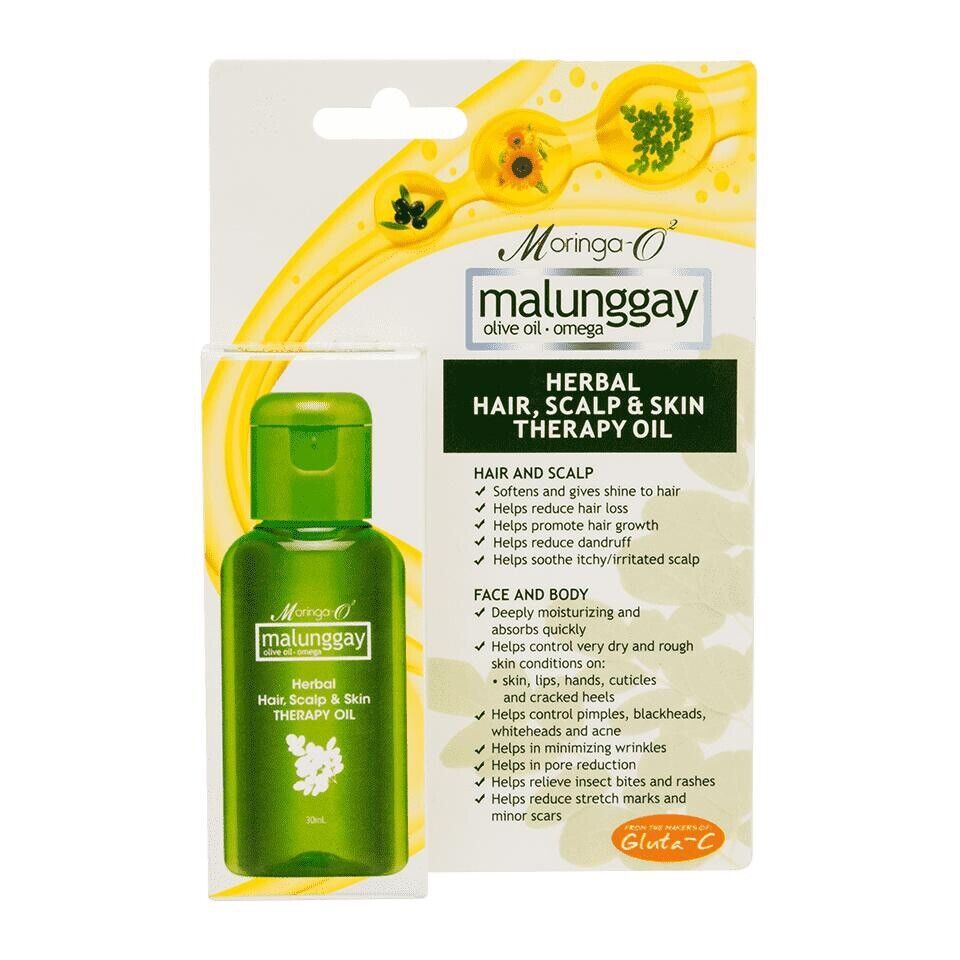 Moringa O Malunggay Olive Oil Omega Herbal Hair Scalp Skin Therapy Oil 30ml