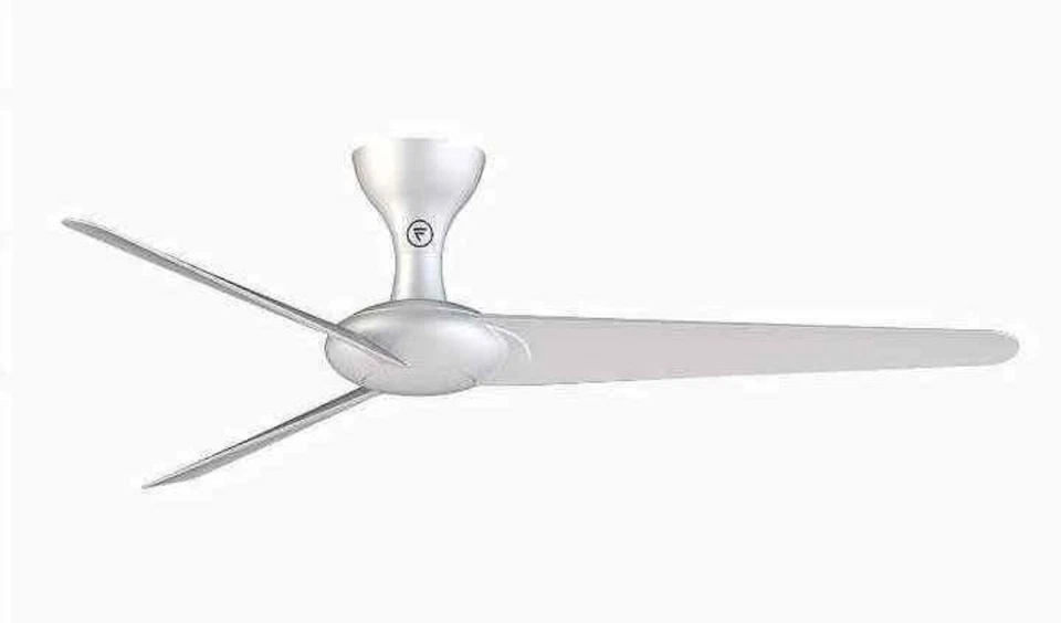 Fanimation Drone 60" Smart Ceiling Fan Indoor Outdoor Silver with Remote  - Image 1 of 3