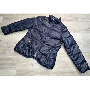 Chaqueta acolchada Banana Republic Down para mujer L ligera azul marino - Imagen 1 de 15