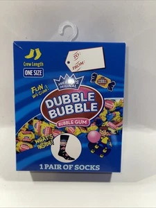 Sockopath Dubble Bubble Gum  Adult's Novelty  Size M 8-12 W 9 -14 New In Box - Picture 1 of 4