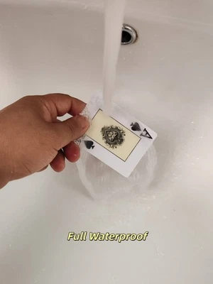 (2 packs) Casino Quality Eco-friendly PVC ink Waterproof Plastic Playing Cards - Image 1 of 4