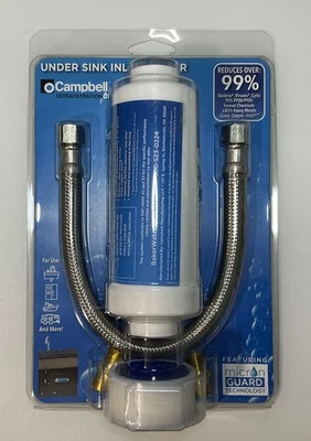 Ultrafiltration+ Inline Under Sink Filter Kit – Made in USA - High flow: 2.2 GPM - Image 1 of 2