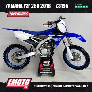 YAMAHA YZF 250 2018 Motocross Bike 250cc 57 Hours @EmotoUK - Finance Available - Picture 1 of 6