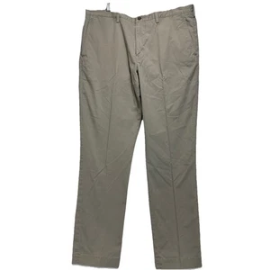 Pantalones chinos Polo Ralph Lauren 36x32 sarga tostada algodón elástico calce recto - Imagen 1 de 10