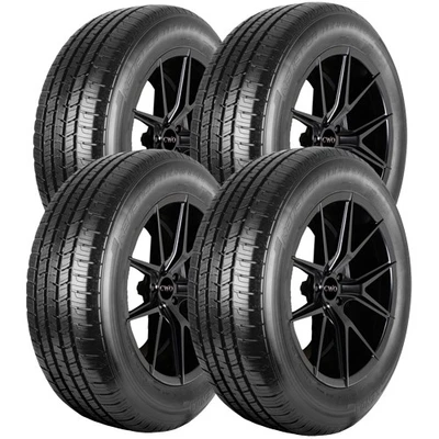 (QTY 4) 225/60R16 Kenda Kenetica Touring A/S KR217 98H SL Black Wall Tires - Image 1 of 4