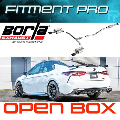 Borla 140967BC S-Type Cat-Back Exhaust System For 20–24 Toyota Camry TRD 3.5L V6 - Image 1 of 4
