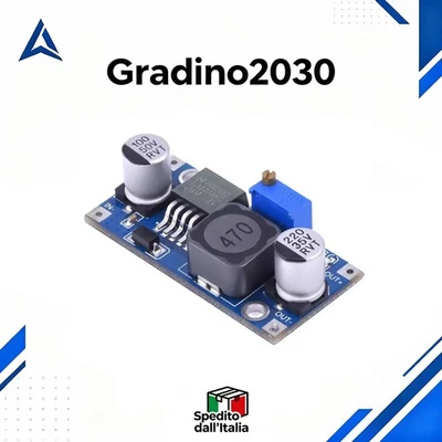 LM2596S Step Down 5V 12V 2A Regolabile Modulo Arduino Convertitore DC-DC - Immagine 1 di 4