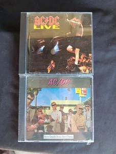 AC/DC ACDC Live mit POSTER UND Dirty Deeds 2 CD Posten wie neu BRANDNEUE HÜLLEN - Bild 1 von 3