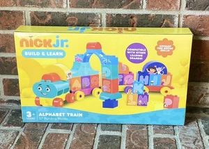 Nick Jr. Build & Learn Alphabet Train~ Including 57 Building Blocks - Picture 1 of 1
