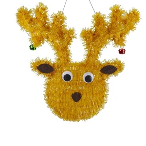 Oropel Northlight 13 pulgadas reno decoración de ventana de Navidad - Imagen 1 de 4