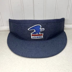 Vintage US Mail Post Office Visor SnapBack USPS RARE Blue New Unused - Picture 1 of 7