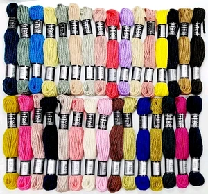31 Skeins DMC Laine Wool Persian Yarn Floss Crewel Needlepoint 31 Colors A - Picture 1 of 7