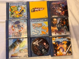 Sega Dreamcast Game Bundle Untested Some Damaged Cases Jet Set Radio Crazy Taxi