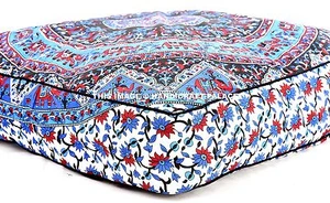 Indian Nest Mandala Cushion Mat Floor Pillow Soft Puppy Dog Cat Pets Bed 35"X35" - Picture 1 of 3