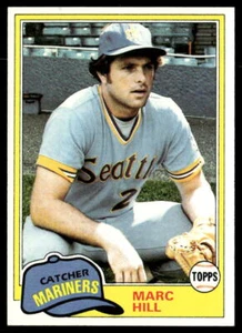 Marc Hill 1981 Topps #486 Seattle Mariners Baseball Card - Bild 1 von 2