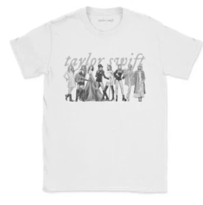 Taylor Swift Folklore Eras White  Tee T Shirt Unisex Size Medium Official Merch - Picture 1 of 2