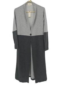 Anthropologie Ella Mara Size XS Womens Long Jacket Gray Pockets NWT - Bild 1 von 6