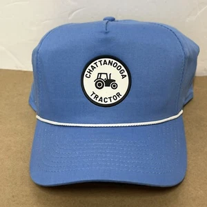 Chattanooga Tractor Blue Hat Cap Patch Imperial One Size Fits Most Cotton Rope - Picture 1 of 10
