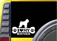 Bone Bouvier des flandres K998 Dog Sticker 8" decal