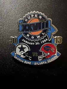 Prendedor de solapa de los Dallas Cowboys campeón mundial Bills/Cowboys del Super Bowl XXVIII de la NFL - Imagen 1 de 2