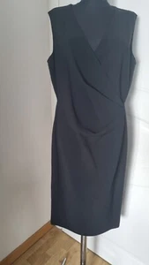 New MaxMara  black draped  dress,50IT size,18UK,16USA,RRP_850GBP - Picture 1 of 11