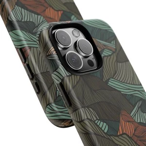 Mountain Abstract Phone Case - Outdoors, Retro Style, Earthy Geometric Design - Picture 1 of 175