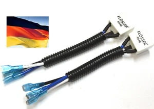 Flosser Wire Ceramic 4446 Pigtail Female 9003 HB2 H4 Head Light Bulb Socket Plug - Picture 1 of 5