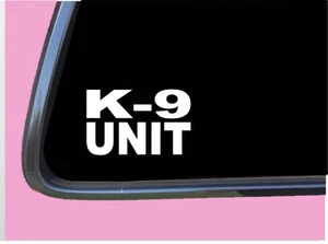 K-9 Unit TP 616 Sticker 8" Decal police dog handler vest kennel malinois sleeve - Picture 1 of 1