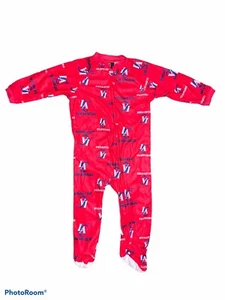 NBA Los Angeles Clippers Team Logo Fleece Sleeper Baby Pajamas 18 month NEW!! - Picture 1 of 3