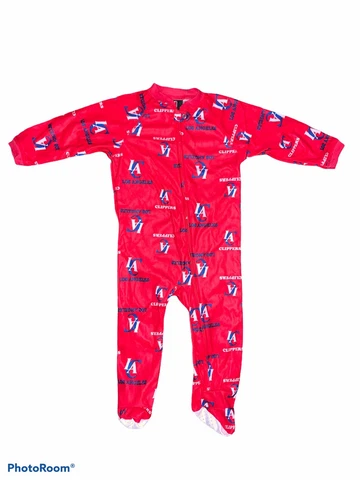 NBA Los Angeles Clippers Team Logo Fleece Sleeper Baby Pajamas 18 month NEW!! Cover