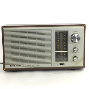 VINTAGE RADIO SHACK MTA-16 TABLE RADIO AM/FM LIGHTED DIAL WORKS GREAT RETRO - Picture 1 of 12