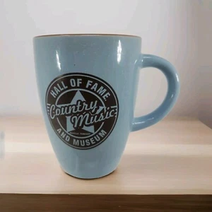 Country Music Hall of Fame Coffee Mug Museum Nashville Tennessee Cup Blue Brown - Picture 1 of 13
