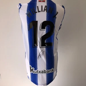 Signed WILLIAN JOSE Shirt - Real Sociedad -PROOF/COA- Real Betis - Picture 1 of 4