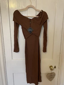 Brown Jumper Maxi Dress - Picture 1 of 2