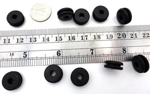 3/8" Loch Gummi robuste Tülle passt 1/16" dicke Platte, hat 5/32" ID, kostenloser Versand - Bild 1 von 12