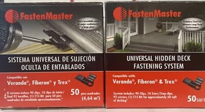 (Set bestehend aus 2) FastenMaster Universal verstecktes Deck Befestigungssystem - 50 sq ft - Bild 1 von 4
