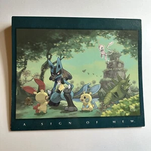 Pokemon Center Gallery 05 Ken Sugimori Raccoglitore Lucario Segno di Mew Febbraio 2005 - Foto 1 di 16