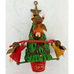 Vintage Hallmark Angels Ornament Christmas Tree-Trimmer Twirl About Motion 1978 - Picture 1 of 8
