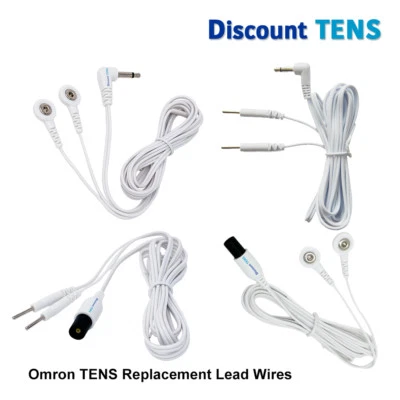 Omron Compatible Lead Wires - High Quality TENS Replacement Lead Wires - Image 1 of 2