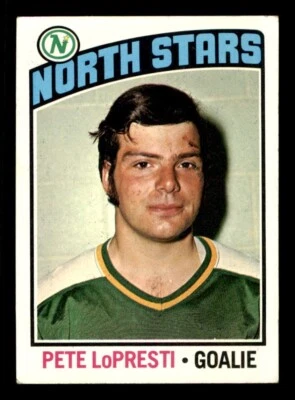 1976 Topps Hockey #184 Pete Lopresti EX/MT *d2 - Image 1 of 2