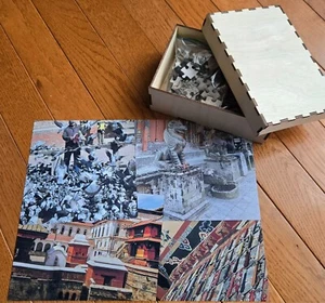 Menagerie Jigsaw Puzzle - India scenes, wood pieces - Picture 1 of 1