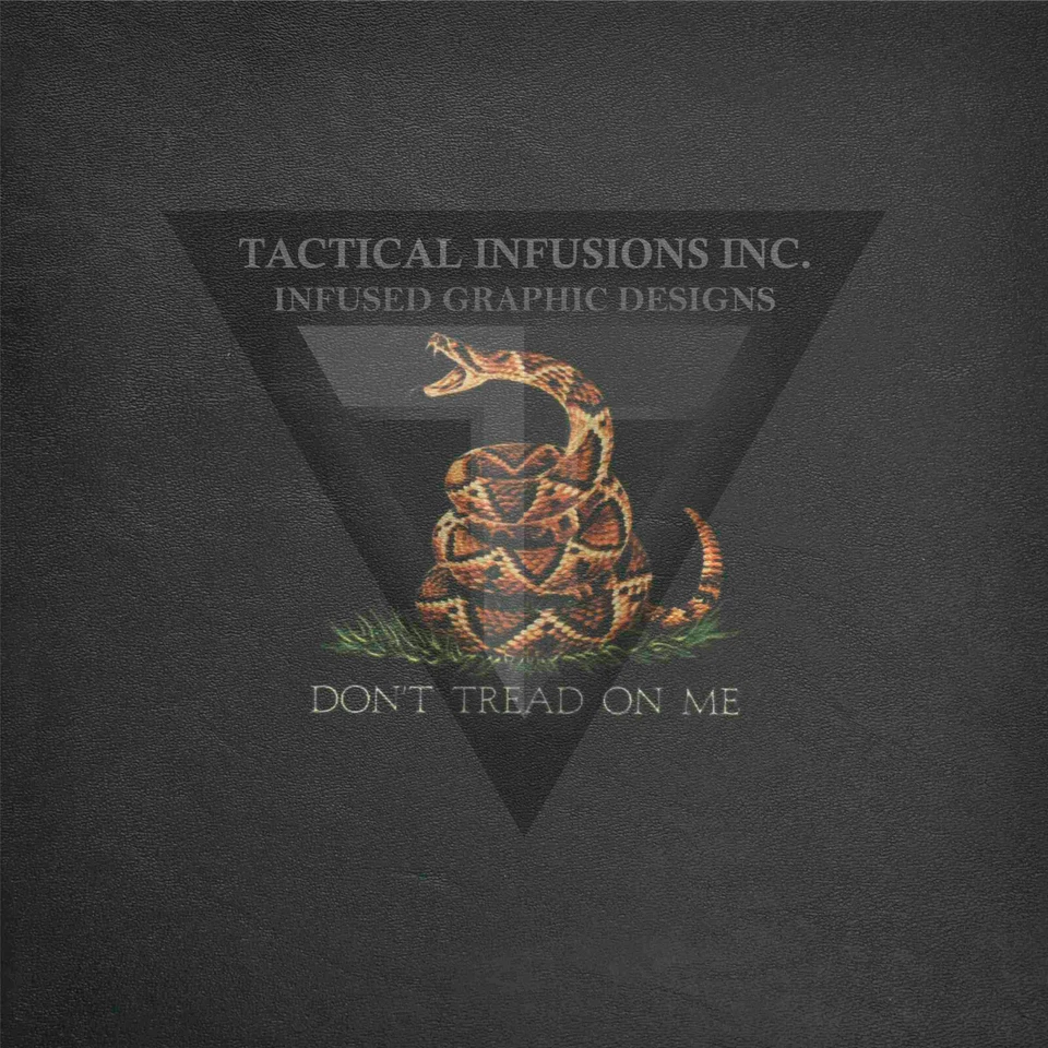 Kydex Infused Don't Tread Blk Background  Approx 11 7/8" x 7 7/8"   - Image 1 of 1