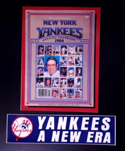 1984 NY Yankees Team Yearbook Don Mattingly Rookie Year NM + Sticker - Picture 1 of 2