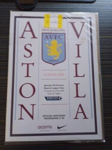 Aston Villa V Sunderland Reserves League Final 21/5/09 - Picture 1 of 2