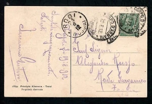 STORIA POSTALE Colonie LIBIA 1912 Cartolina da PM Corpo Armata a Rodi G. (Z2) - Picture 1 of 2