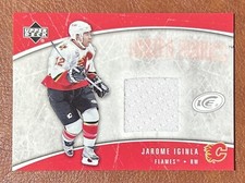 05/06 Upper Deck Ice Frozen Fabrics #FF-JI Jarome Iginla [Calgary Flames] NHL
