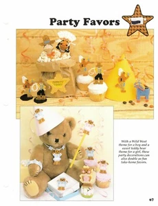 Party Favors 1 Plastic Canvas Pattern Project By Leisure Arts - Picture 1 of 2